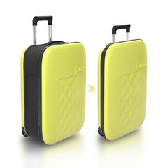 Rollink - Flex Vega 26" Hardside Collapsible Medium Checked Luggage - Yellow