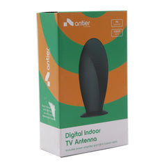 Antier Digital Indoor TV Antenna - Includes Power Amplifier and 9.8ft Coaxial Cable