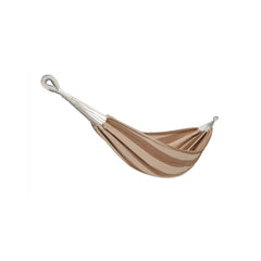 Bliss Oversize Brazilian Hammock in a Bag, Colors PDQ Cappuccino & Malibu Stripe