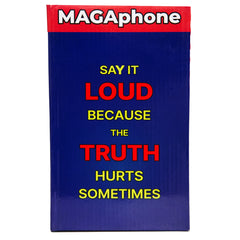 Big Megaphone 6 Button On/Off, Record & Play, 4 Positive Preset, 4 Negative Preset , Volume Decrease, Volume Increase