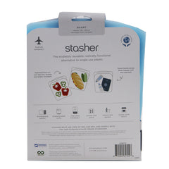 Stasher Quart Bag - Rainbow Blue