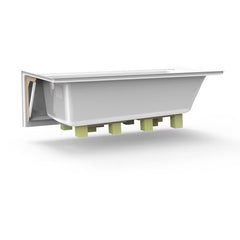 Bathtub: Fuzion - White - Sold with No Warranty