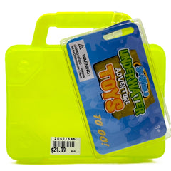 Sea World Underwater Adventure Toys PYO Suitcase with Pre Priced Sticker $21.99 - Green