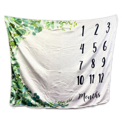 NOVO Baby Baby Monthly Milestone Blanket-Woods (Repack Box)
