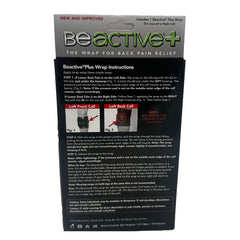 BeActive Plus Instant Relief Acupressure Calf Brace for Sciatic Nerve Pain, Black