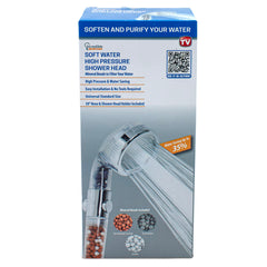 Soft Water High Pressure Shower Head 4 Pc Mc