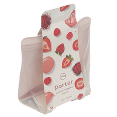 W&P Porter Silicone Reusable Storage Bag, 46oz Flat-BLUSH