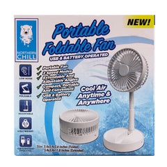 Northern Chill Portable Foldable Fan Cool Air Anytime & Anywhere