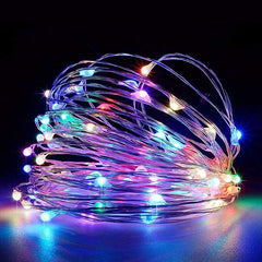 Home Innovations Multi Color 70 Battery Led Fairy String Lights