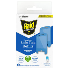 Raid Essentials Flying Insect Light Trap Refills 2.0 | 2-Pack