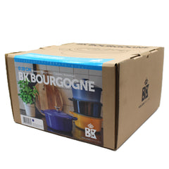 BK Bourgogne Enameled Cast Iron Induction 7QT Nonstick Dutch Oven - Royal Blue