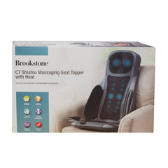 Brookstone C7 Shiatsu Massaging Seat Topper Grade A