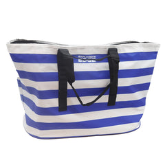 Explorers Edge Tote Bag - Blue, White Strips