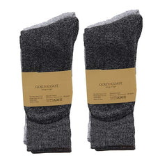 Gold Coast  Mens Thermal Socks Dark Grey & Light Grey