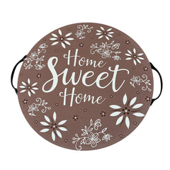 Temp-tations Reversible 15.5 Wooden Serving Tray - Home Sweet Home (Brown) / Happy Holidays