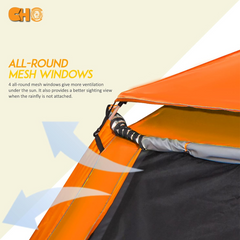 Cho Sports XXL Orange Tent