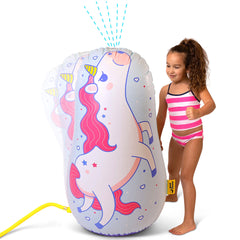 Wiggle Wobble Splashy Sprinkler - Unicorn