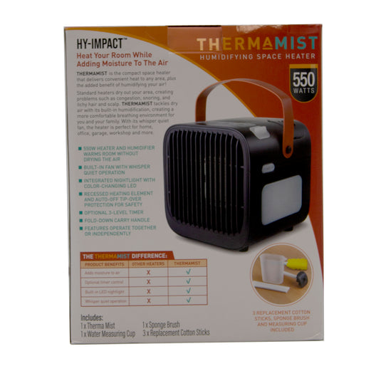 Thermamist Hy-Impact Humidifying Space Heater 550 Watts