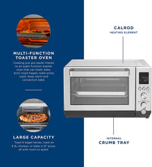 GE Calrod 6-Slice Toaster Oven with Convection bake - Stainless Steel