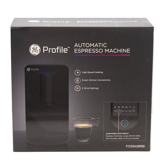 GE Profile Fully Auto Espresso With Out Steam - Black