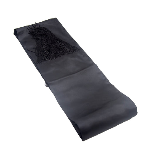 Women's Black Summer Scarf , Handkerchief - 100 % Polyester
