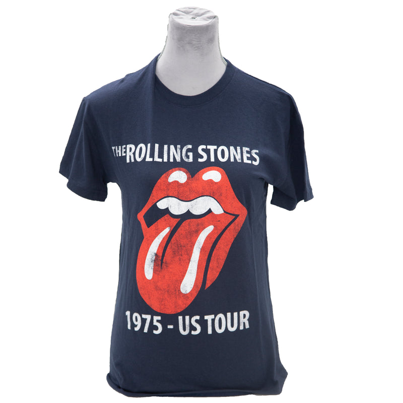 Load image into Gallery viewer, Women&#39;s The Rolling Stones Logo Short Sleeve Graphic T-Shirt
