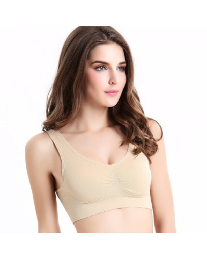 Load image into Gallery viewer, Genie Bra Nude/ M Clear bag w/ French &amp; English Color Insert
