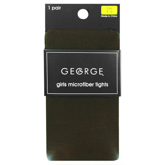George Girls MicroFiber Tights - Brown - Size 4-6