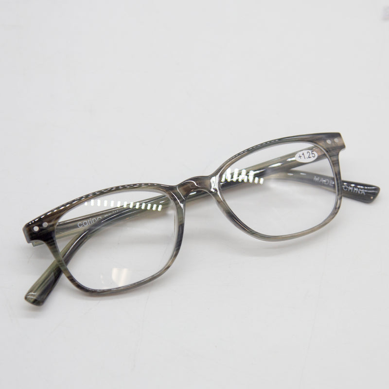 Load image into Gallery viewer, Caring Mill Reading Glasses, C1, Gray Tortoise, 1.25
