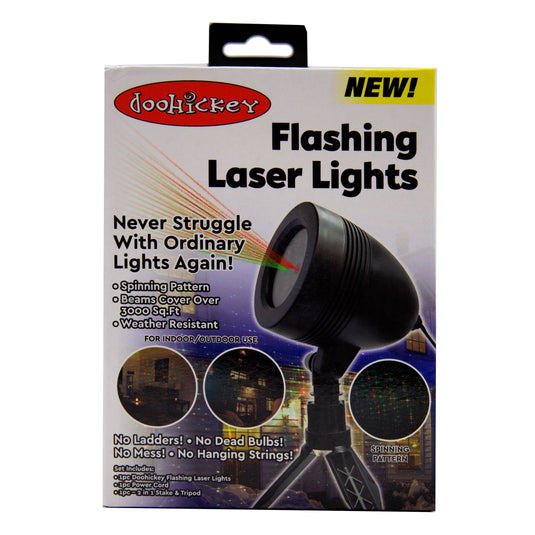 Sparkle Laser Lights Blinking Green , Red UL Approved Auto shut off with sensor
