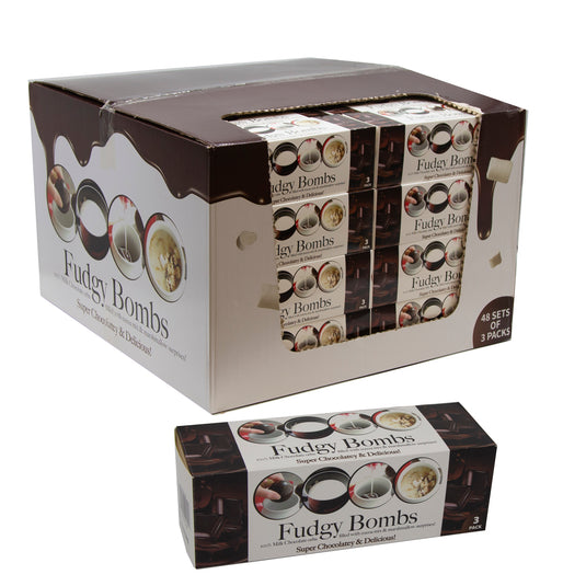 Fudgy Bombs 3 pack Hot Chocolate Cocoa Bombs