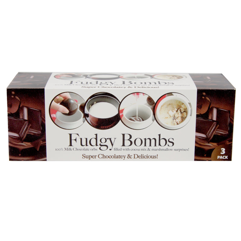 Load image into Gallery viewer, Fudgy Bombs 3 pack Hot Chocolate Cocoa Bombs
