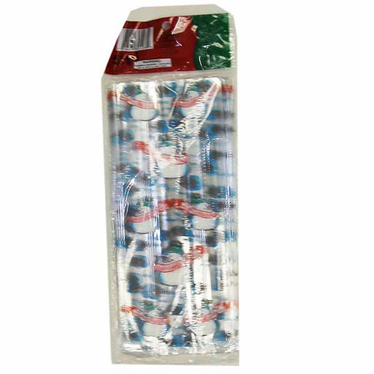 Cello Plastic Gift Bags 4 " X 10 " Snowmen  - 25 Count