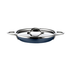 Bon Chef Stackable French Country Pan & Lid Cobalt Blue