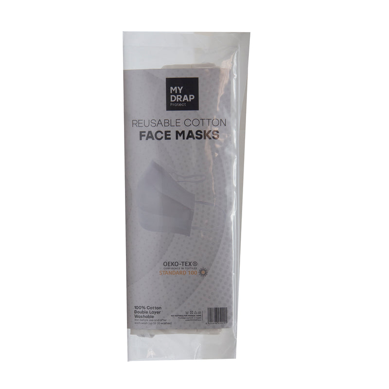 Load image into Gallery viewer, My Drap Protect Reusable Cotton Face Masks 4 pk
