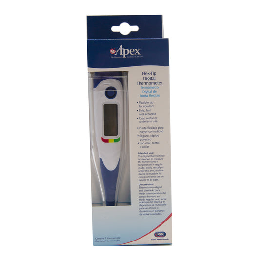 Apex Oral, Underarm or Rectal Flex Digital Thermometer