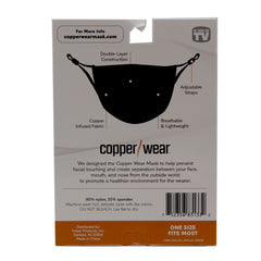Copper Wear Mask 1-pack Black
