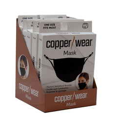 Copper Wear Mask 1-pack Black