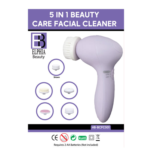 Elphia Beauty 5 in 1 Beauty Care Facial Cleaner
