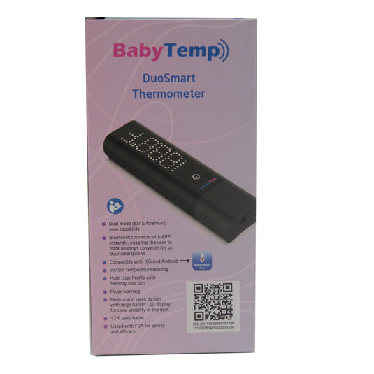 DuoSmart Ear & Forehead Thermometer for Baby/Adult