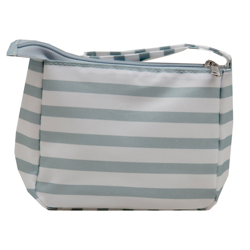 Load image into Gallery viewer, Tiny Traveler Green and White Stripes Bags
