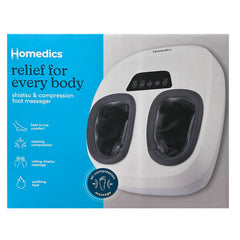 Homedics Relief For Everyday Shiatsu & Compression Foot Massager - Grade A Refurbished