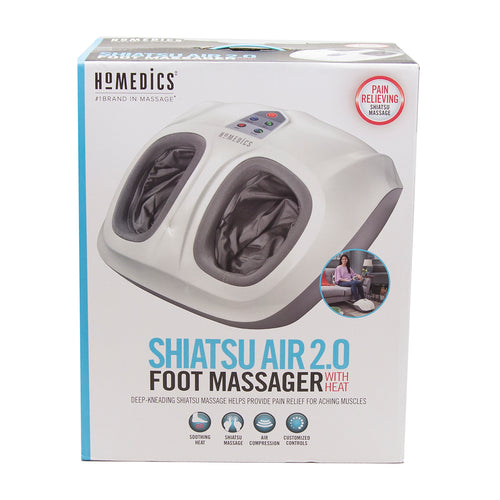 Homedics Shiatsu Air 2.0 foot Massager With Heat Refurbished Grade A