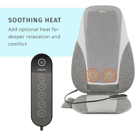 Homedics Shiatsu Kneading & Vibration Cushion With Soothing Heat Refurbished Grade A