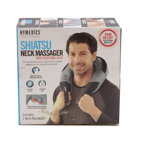 Homedics Shiatsu Neck Massager With Soothing Heat Refurbished Grade A