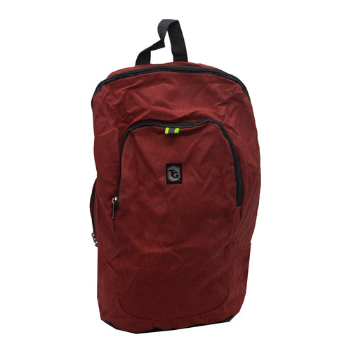 Bliss Trek 300D Snow Canvas Back Pack Asst Colors Grey & Orange