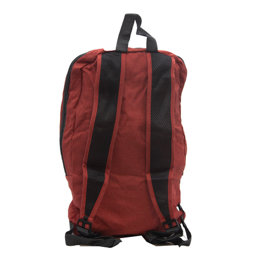 Bliss Trek 300D Snow Canvas Back Pack Asst Colors Grey & Orange