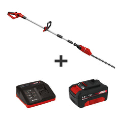 18V Cordless Telescopic Hedge Trimmer Kit 3.0ah Power x Charger