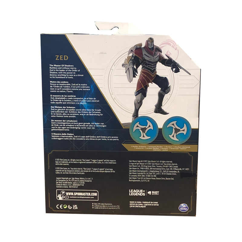 Load image into Gallery viewer, League of Legends 6in Zed Collectible Figure
