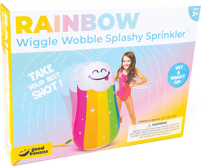 Load image into Gallery viewer, Wiggle Wobble Splashy Sprinkler - Rainbow
